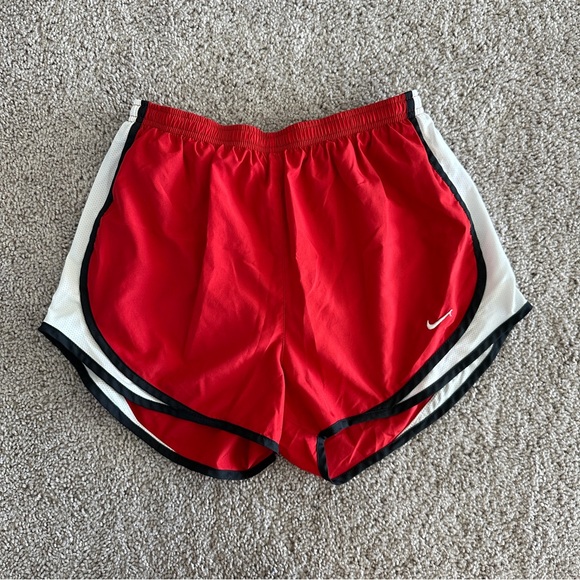 Nike- Red Tempo Shorts - Picture 1 of 4